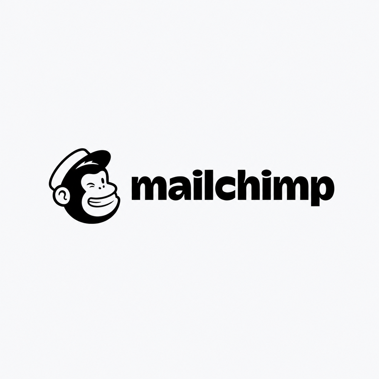 Minimalist Mailchimp Logo on Pale Background